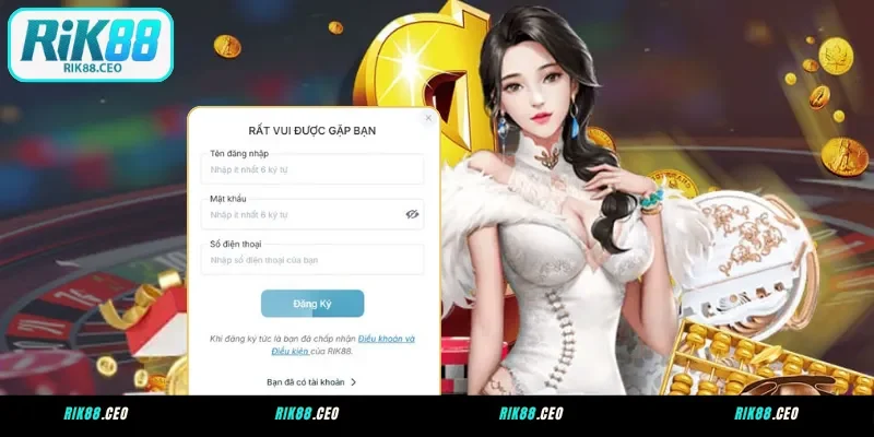 Điều kiện cần để đăng ký RIK88