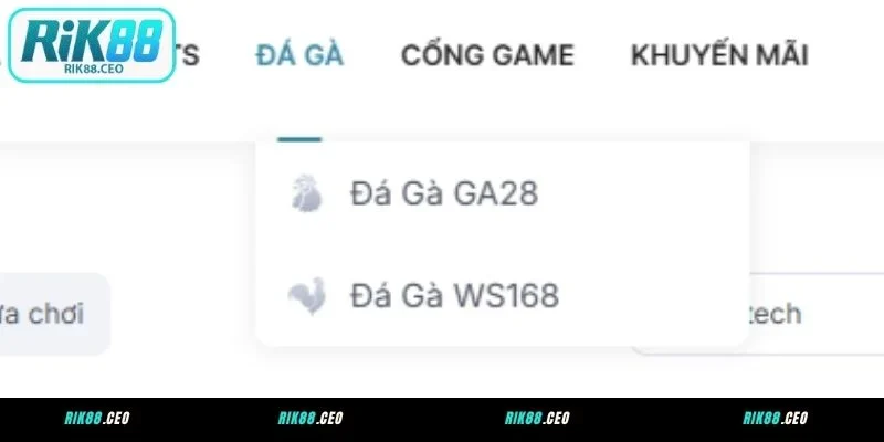 Hệ thống đối tác cung cấp game đá gà tại RIK88